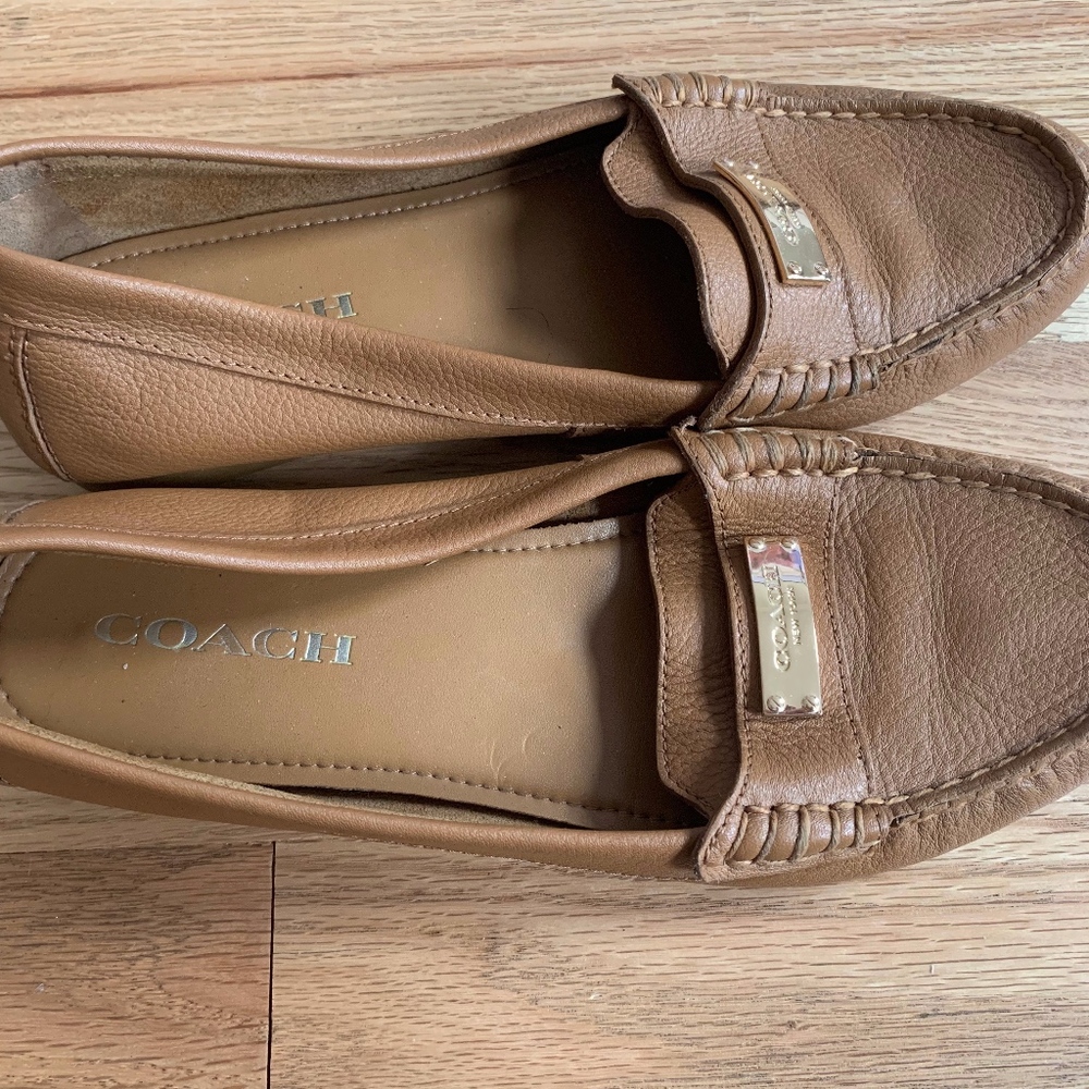 Brown coach Loafers( used)